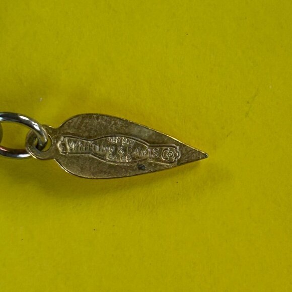 Whiting & Davis Vintage 70s Gold Tone Chain Mesh Necklace and Dangle Earrings - Picture 6 of 12